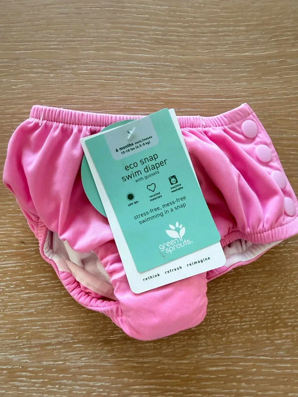 Green Sprouts Eco Snap Swim Diaper - UPF 50